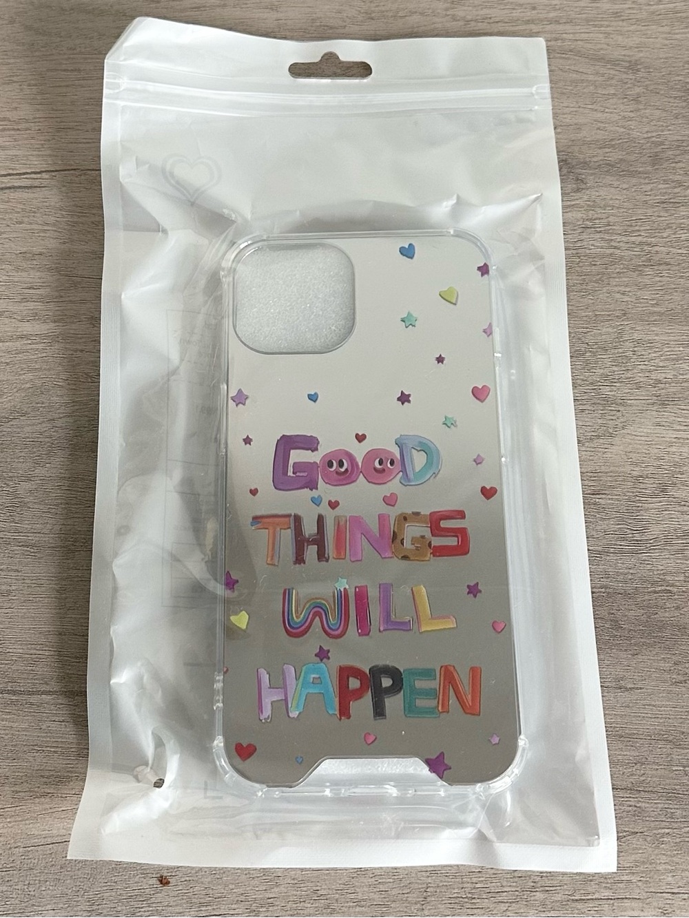 Brand New! iPhone 14 Phone Case - 'Good Things Will Happen' Multicolor Design
